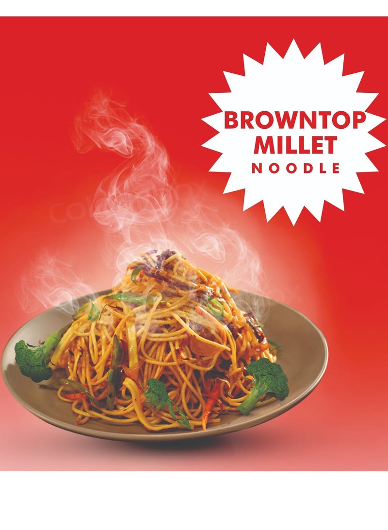 Empowered Millets Browntop Millet Noodles with Masala 180gms * 2pcs (180g pack of 2) - Image 3